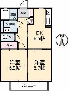 シャーメゾンドラジェＤ棟（102） 間取り図画像