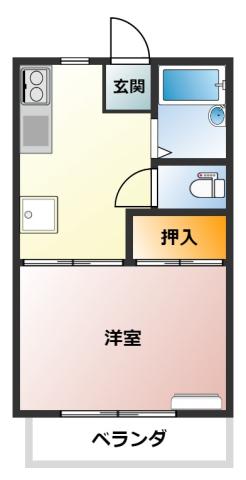 ハイツ足立（106） 間取り図画像