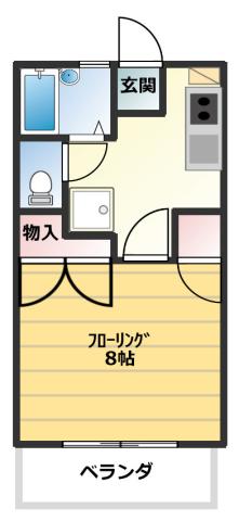 ハイツウインディ（102） 間取り図画像