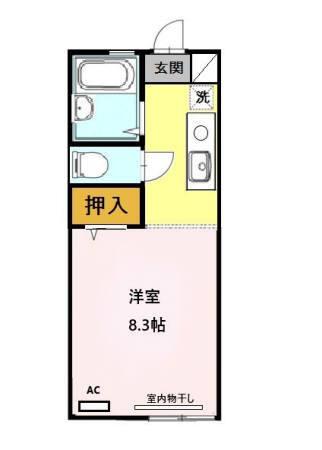 佐藤ハイツ（201） 間取り図画像