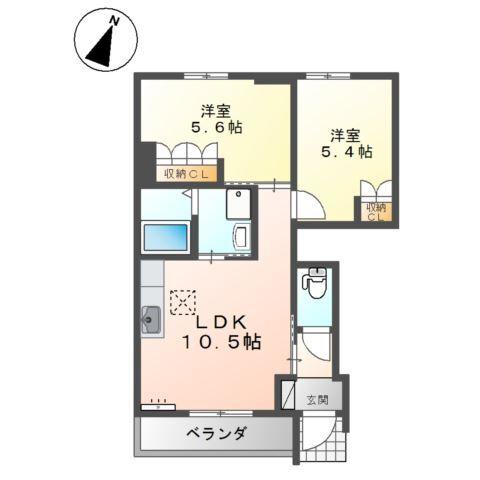 パストラーレ・プリマ 間取り図画像