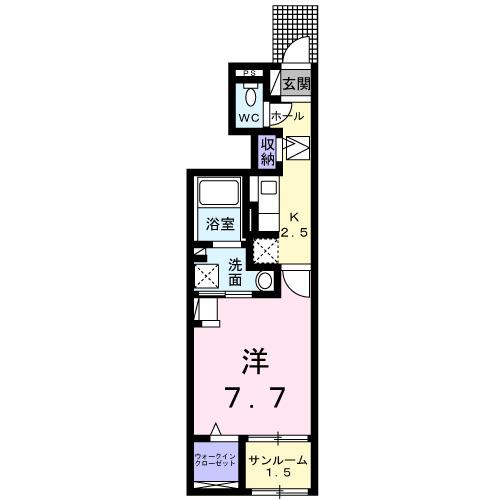 ルーエ（102） 間取り図画像