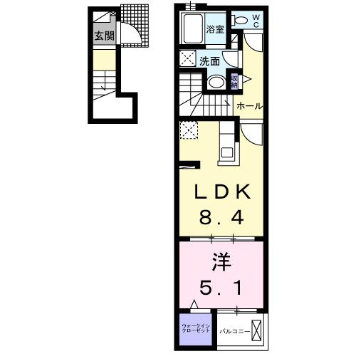 ルーエ（202） 間取り図画像