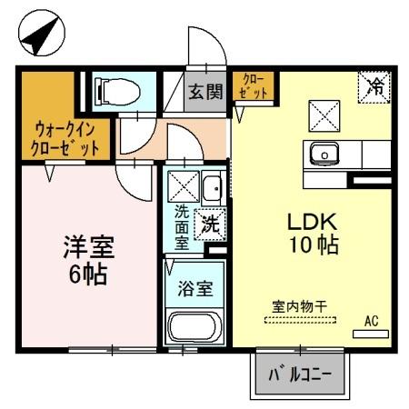アーバン宮地D（102） 間取り図画像