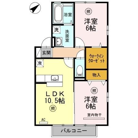 カーサグランデ（101） 間取り図画像