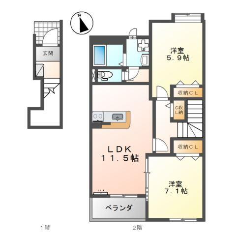  間取り図写真