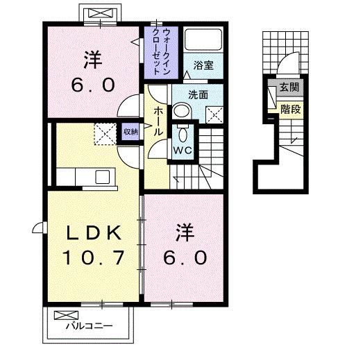 モダングランツＦ（205） 間取り図画像