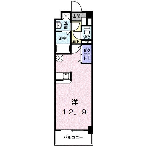 クラシオン・ルガール　イシカワ（308） 間取り図画像