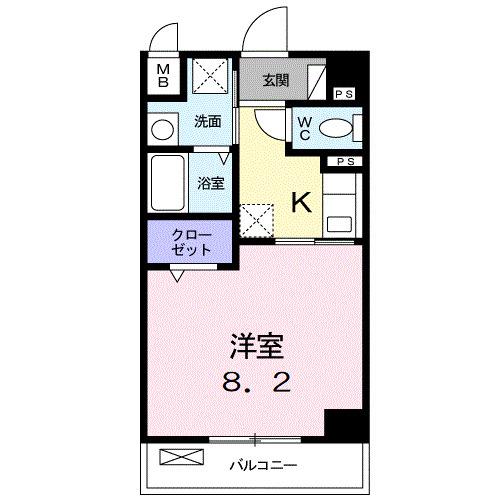クラシオンルガール　イシカワⅡ（304） 間取り図画像