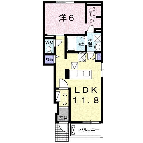 ヴィラ・コリーヌＢ（103） 間取り図画像