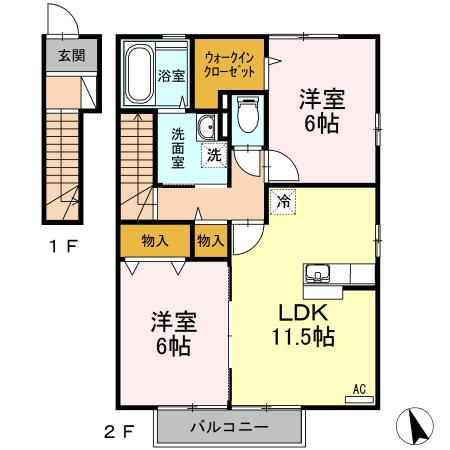 セジュールヴァンセンヌ　A棟（A201） 間取り図画像