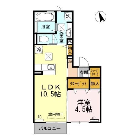 リバーパーク新天町（102） 間取り図画像