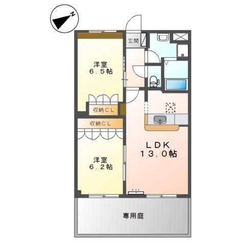 グランダー常盤 間取り図画像