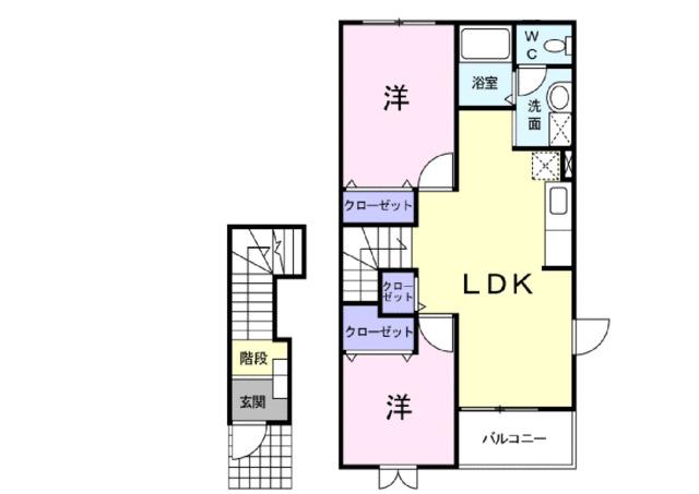 Ｐｌｅａｓｕｒｅ　Ｂ（205） 間取り図画像
