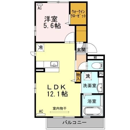 ベルヴィル　カメリアⅥ（305） 間取り図画像