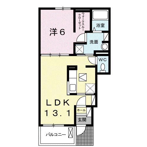 アクティフ宇部Ⅲ（103） 間取り図画像