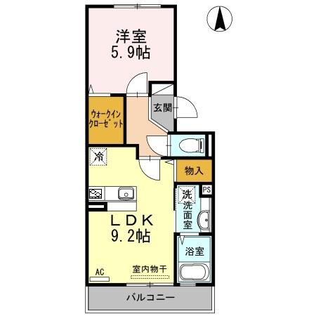 カーサクレアール（302） 間取り図画像