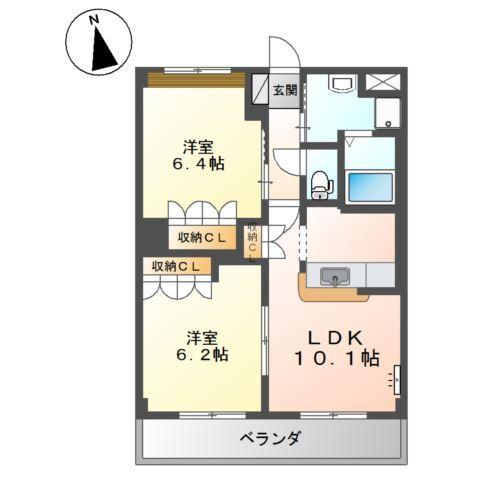 セジュール・ジェルミナス 間取り図画像