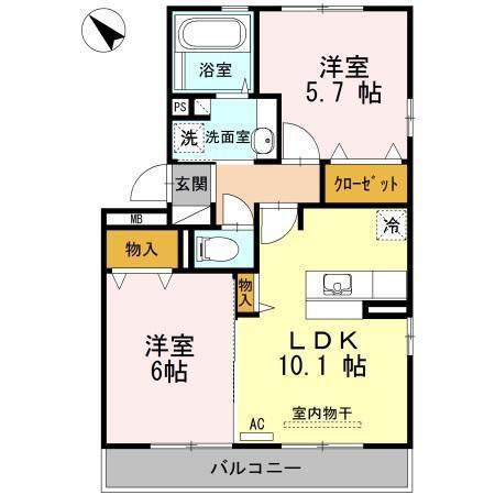 フェリックス（201） 間取り図画像