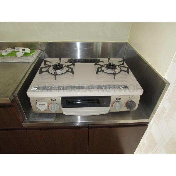 2口ガスコンロ付