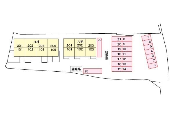 ビッグ　フォレスト　Ｂ（203） 駐車場