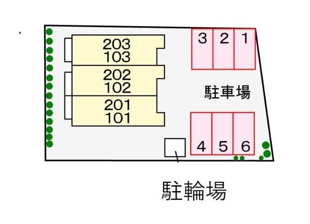 メルベーユ・ヴィラ（103） 駐車場