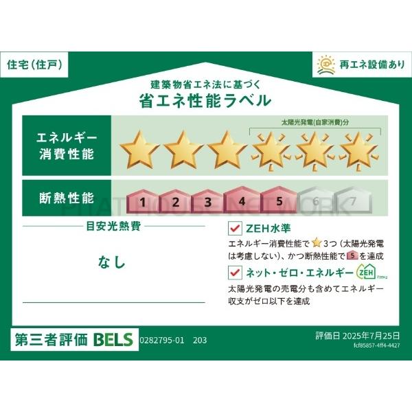 省エネ性能表示ラベル