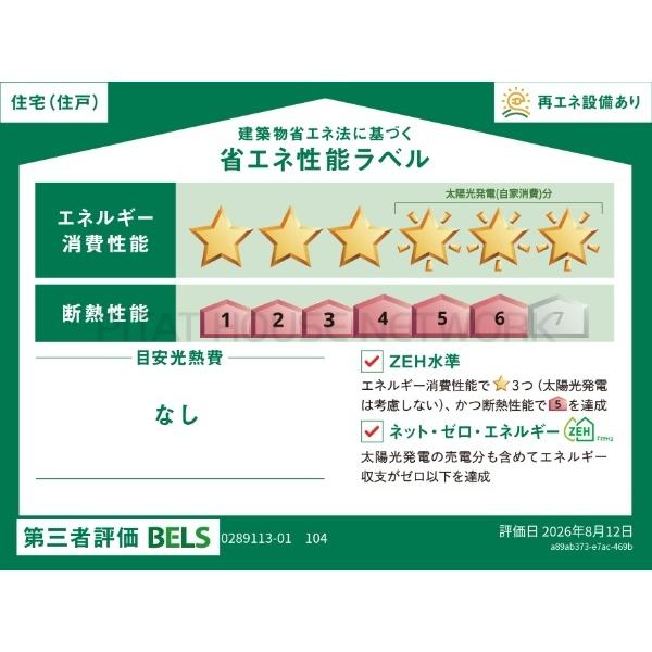 省エネ性能表示ラベル