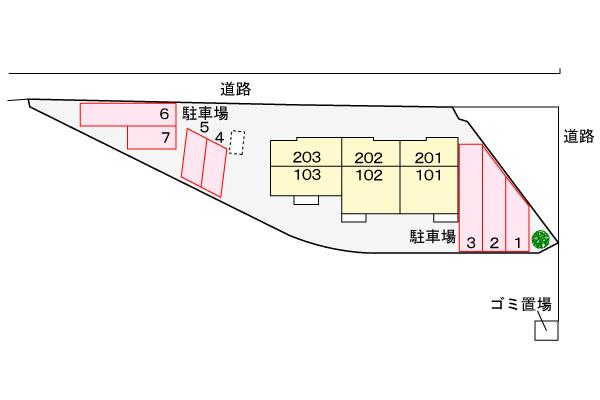 パレスサミット（103） 駐車場