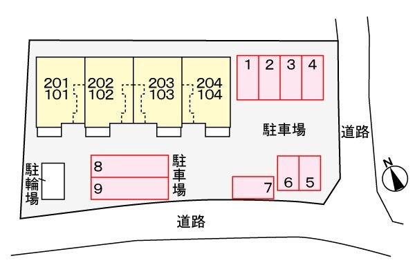 サンセレーノ　Ⅱ（104） 駐車場