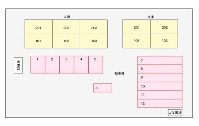リバーサイドＭ　Ａ（202） 駐車場