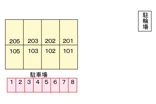 ネオメゾン（102） 駐車場