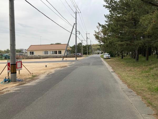 宇部市東岐波土地Ｎ（２号地） 前面道路含む現地写真