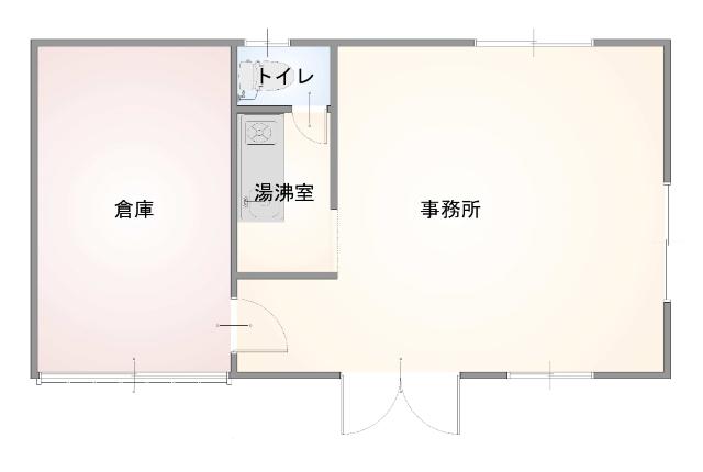 阿東徳佐中事務所 間取り図画像