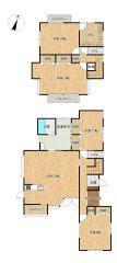宇部市東小羽山町１丁目　戸建て 間取り図画像