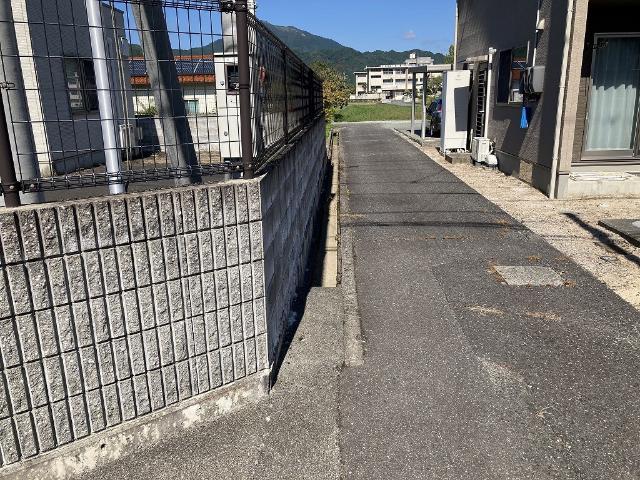 阿東徳佐中事務所 前面道路含む現地写真