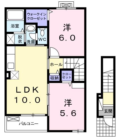 プラシード（202） 間取り図画像