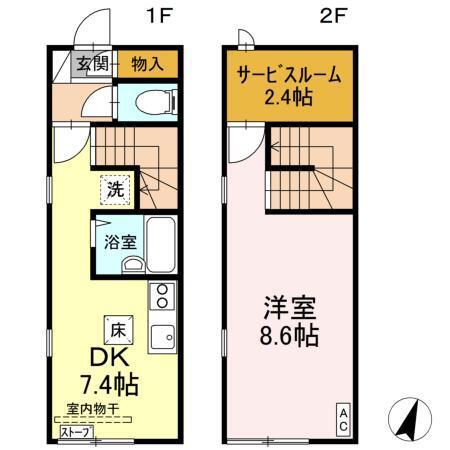ブランドール（101） 間取り図画像