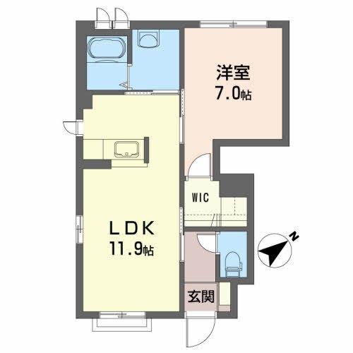 シャーメゾン城南（101） 間取り図画像