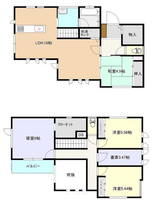泉野一丁目　中古住宅 間取り図画像