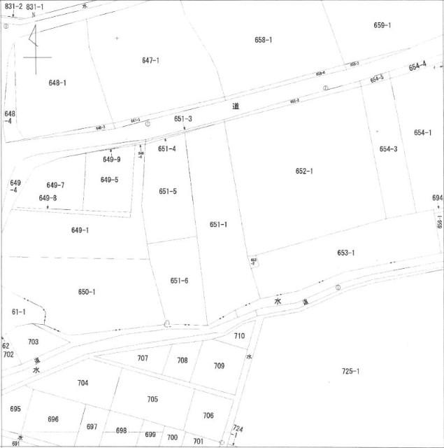 一町田売地 区画図