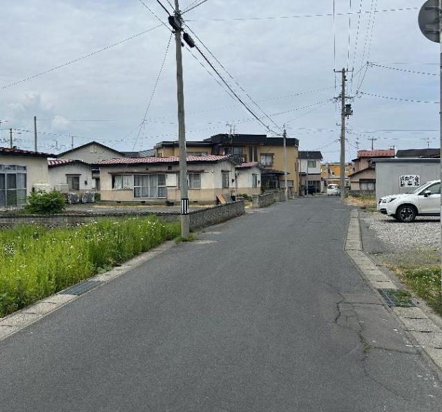 城南3丁目売地 前面道路含む現地写真
