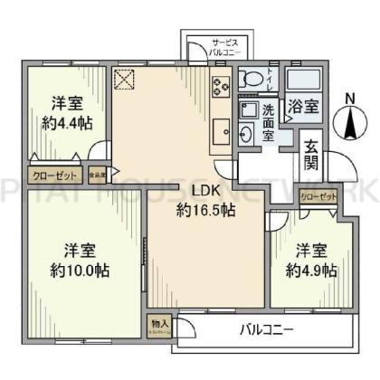  間取り図写真