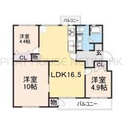  間取り図写真