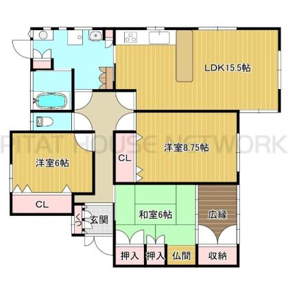  間取り図写真