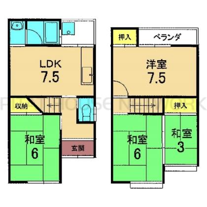  間取り図写真