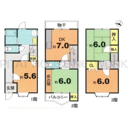  間取り図写真