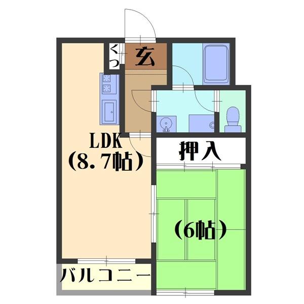 セント・ルークルス（105） 間取り図画像