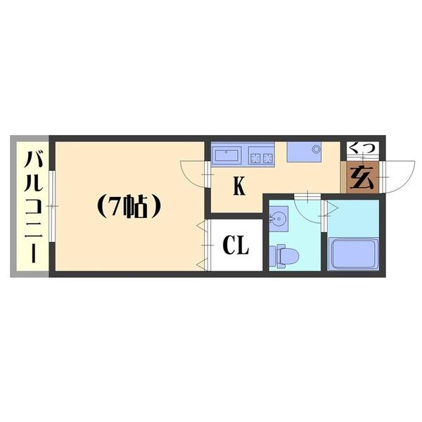 ルネットAdachi弐番館（203） 間取り図画像