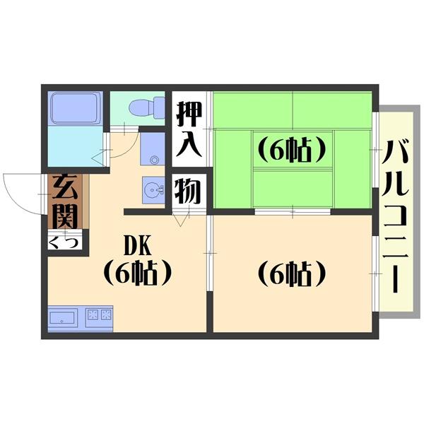 ミーツハオス南天の森（102） 間取り図画像